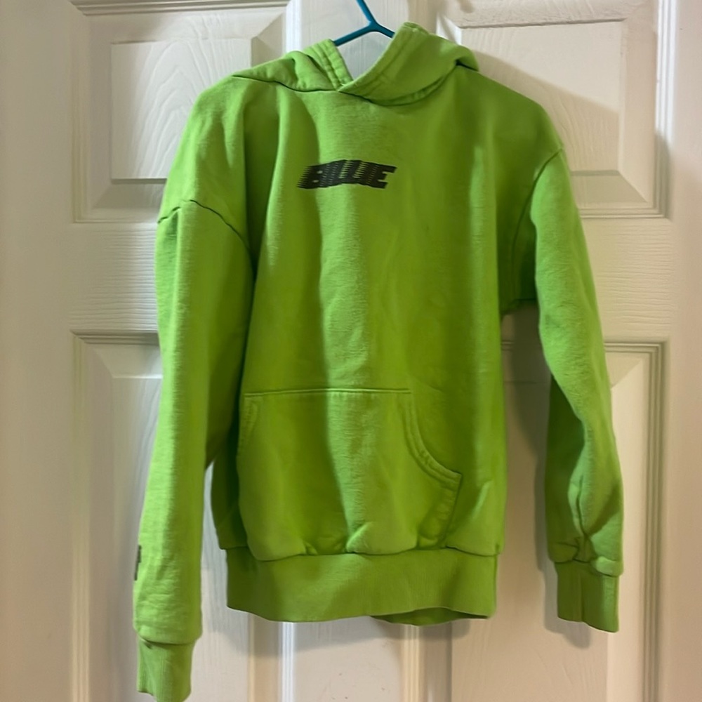 Billie Eilish green hoodie